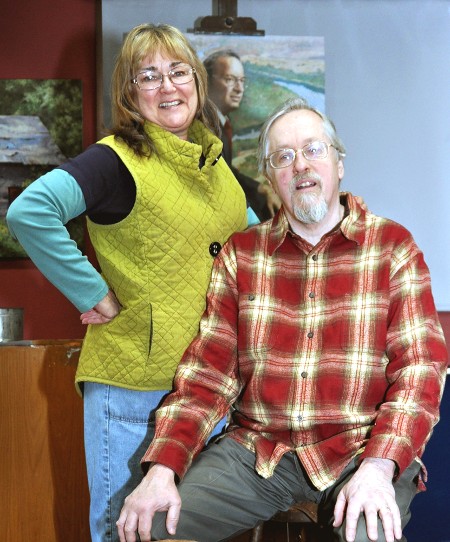 Photo of Sandy Sherman and Richard Whitney by Stacy Eaton